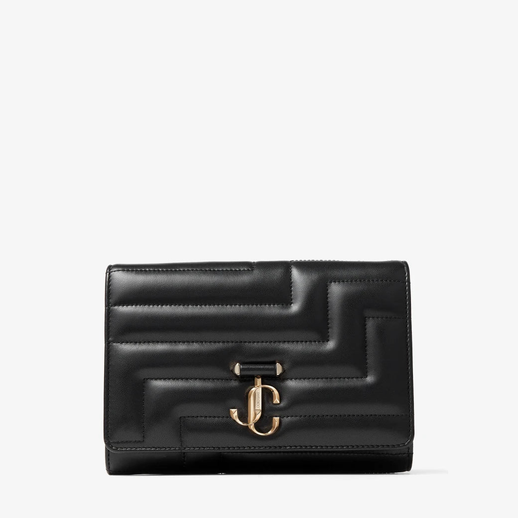 Jimmy Choo Black Varenne Avenue Clutch