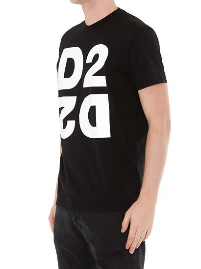 Dsquared2 Black Logo Printed T-Shirt