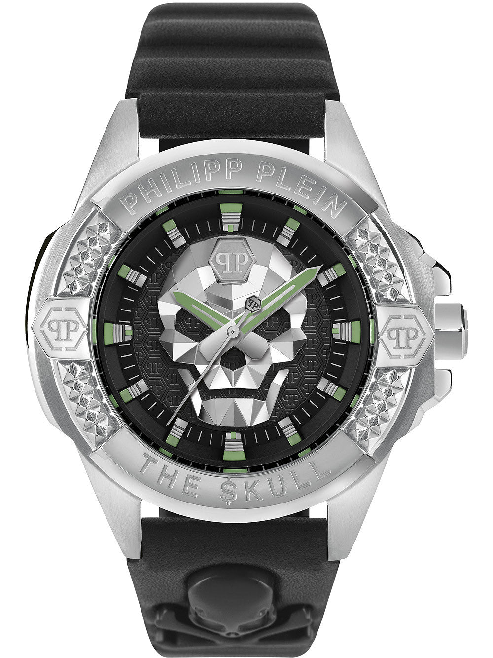 Philipp Plein Black The $kull Watch