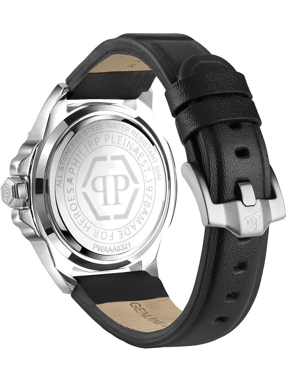 Philipp Plein Black The $kull Watch
