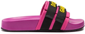 Dolce & Gabbana Fuchsia Saint Barth Slides