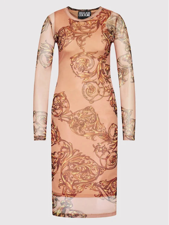 Versace Jeans Couture Nude Cocktail Dress